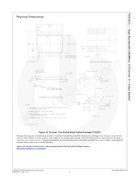 FSAV433MTC Datasheet Page 10