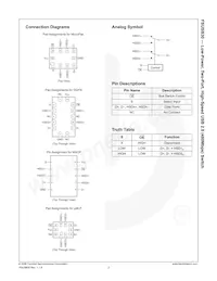 FSUSB30BQX Datasheet Page 3