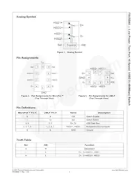 FSUSB40UMX Datasheet Page 3