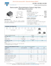 H11B2-X009T Datasheet Cover
