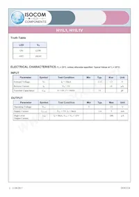 H11L1SM Datasheet Page 2