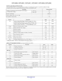 HCPL0639R2 Datasheet Page 3