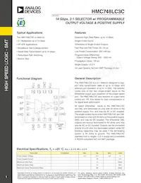 HMC748LC3CTR Datenblatt Cover