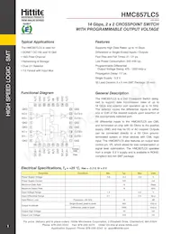 HMC857LC5TR-R5 Datasheet Cover