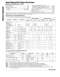 IH5352C/D Datasheet Pagina 2