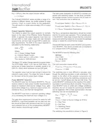 IRU3073CQTR Datasheet Page 9