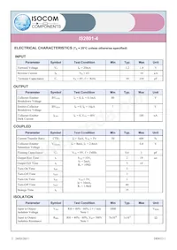 IS2801-4 Datasheet Page 2