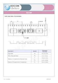 IS314W Datasheet Page 14
