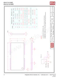 IS41LV16100C-50KLI-TR Datasheet Page 22