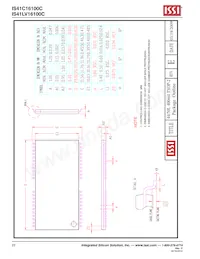 IS41LV16100C-50KLI-TR Datasheet Pagina 22