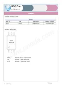 IS480P Datasheet Pagina 10