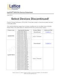 ISPGDX160VA-9B208I Datasheet Cover