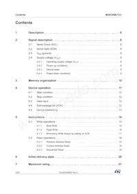 M24C64M-FCU6T/TF Datasheet Page 2