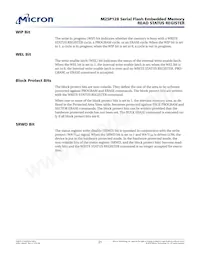 M25P128-VMFPBALT Datasheet Pagina 21