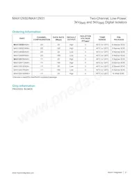 MAX12931BAWE+T Datasheet Page 21