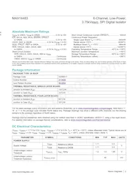 MAX14483AAP+T Datasheet Page 2