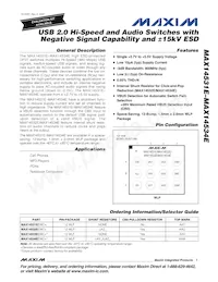 MAX14532EEWC+ Datenblatt Cover