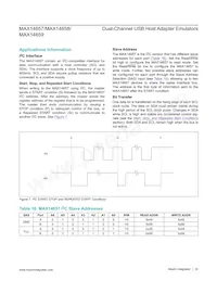 MAX14659ETE+T Datasheet Page 22