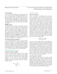 MAX15016AATX+T Datasheet Page 17