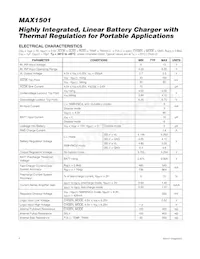 MAX1501ETE/V+T Datasheet Page 4