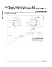 MAX1874ETE+T Datasheet Page 16