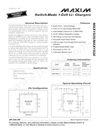 MAX1925ETC+T Datenblatt Cover