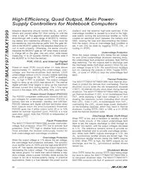 MAX1999EEI+T Datasheet Pagina 22