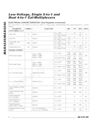 MAX4540EAP Datasheet Page 4