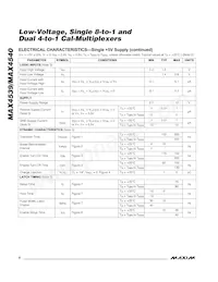 MAX4540EAP Datasheet Page 6
