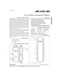 MAX456CQH+TD Datenblatt Cover