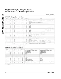 MAX4578CWP+T Datasheet Pagina 12
