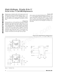 MAX4578CWP+T Datasheet Pagina 14