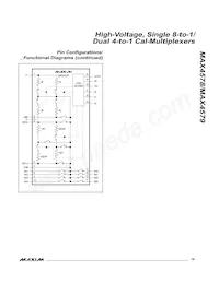 MAX4578CWP+T Datasheet Page 19