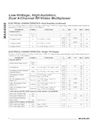 MAX4588CAI+T Datasheet Page 4