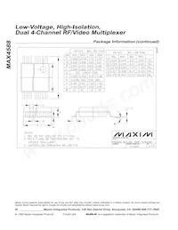 MAX4588CAI+T Datenblatt Seite 20