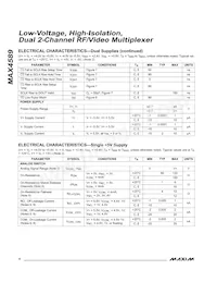 MAX4589EWP Datasheet Page 4