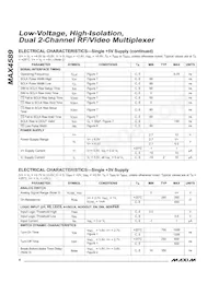 MAX4589EWP Datasheet Page 6