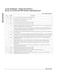 MAX4589EWP Datasheet Page 10