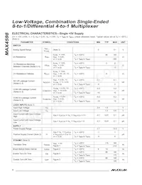 MAX4598EAP+T Datasheet Page 4