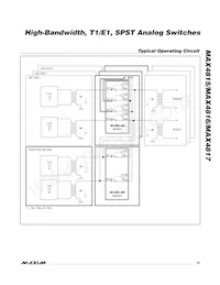 MAX4817ETE+T Datasheet Page 15