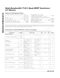 MAX4818ETE+T數據表 頁面 2