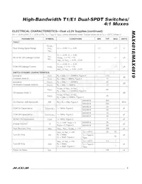 MAX4818ETE+T Datasheet Page 3