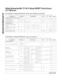 MAX4818ETE+T Datasheet Page 4