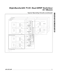 MAX4818ETE+T Datasheet Page 19