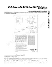 MAX4818ETE+T Datenblatt Seite 21