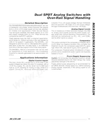 MAX4850ETE+T Datasheet Page 11