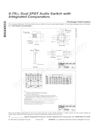 MAX4855ETE+T Datasheet Page 10