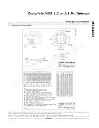 MAX4885ETJ+TG075 Datasheet Page 13