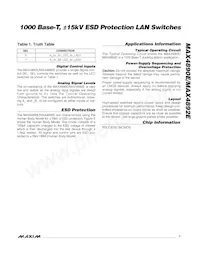 MAX4892EETX+T Datasheet Page 7