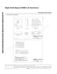 MAX4906FELB+G24 Datasheet Page 14